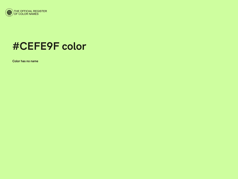 #CEFE9F color image