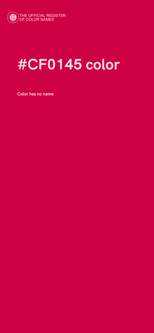 #CF0145 color image