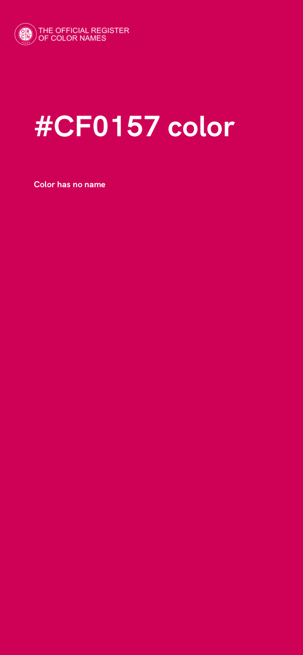 #CF0157 color image