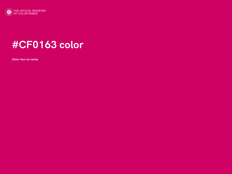 #CF0163 color image