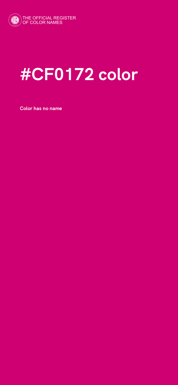 #CF0172 color image