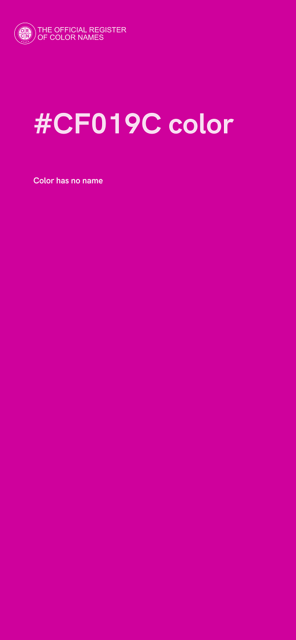 #CF019C color image