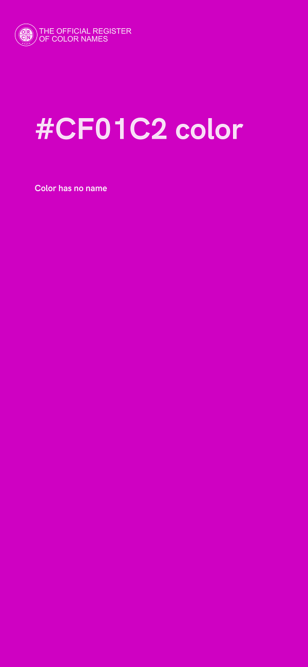 #CF01C2 color image