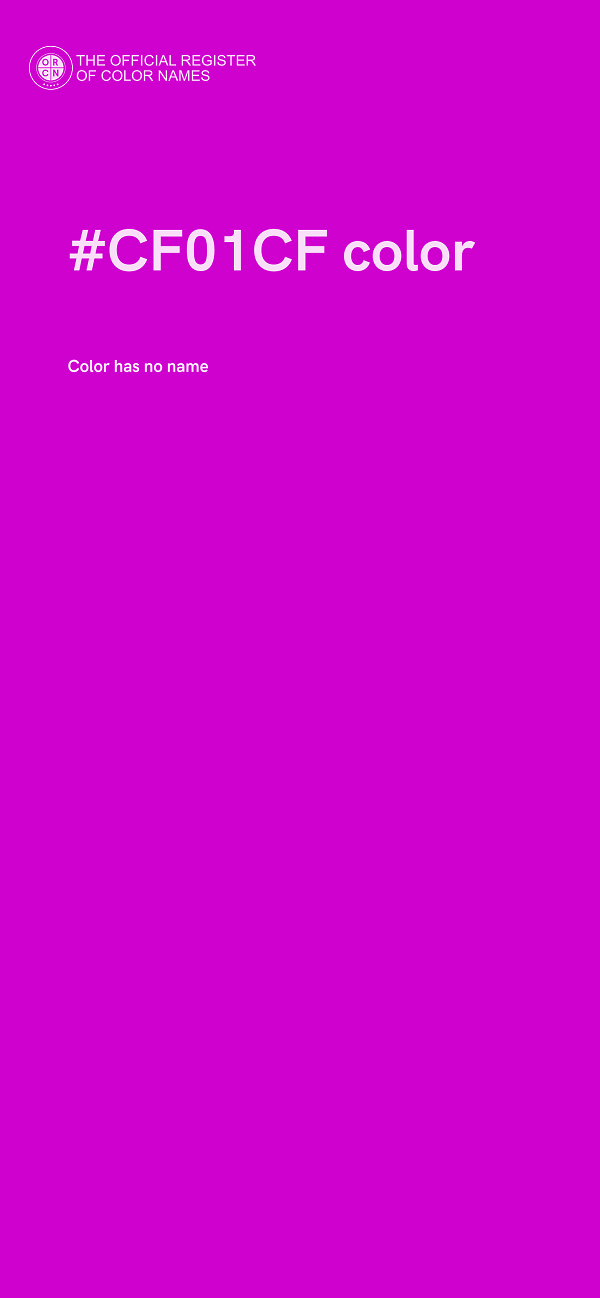 #CF01CF color image