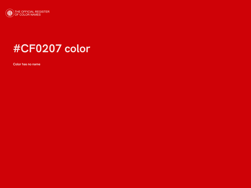 #CF0207 color image