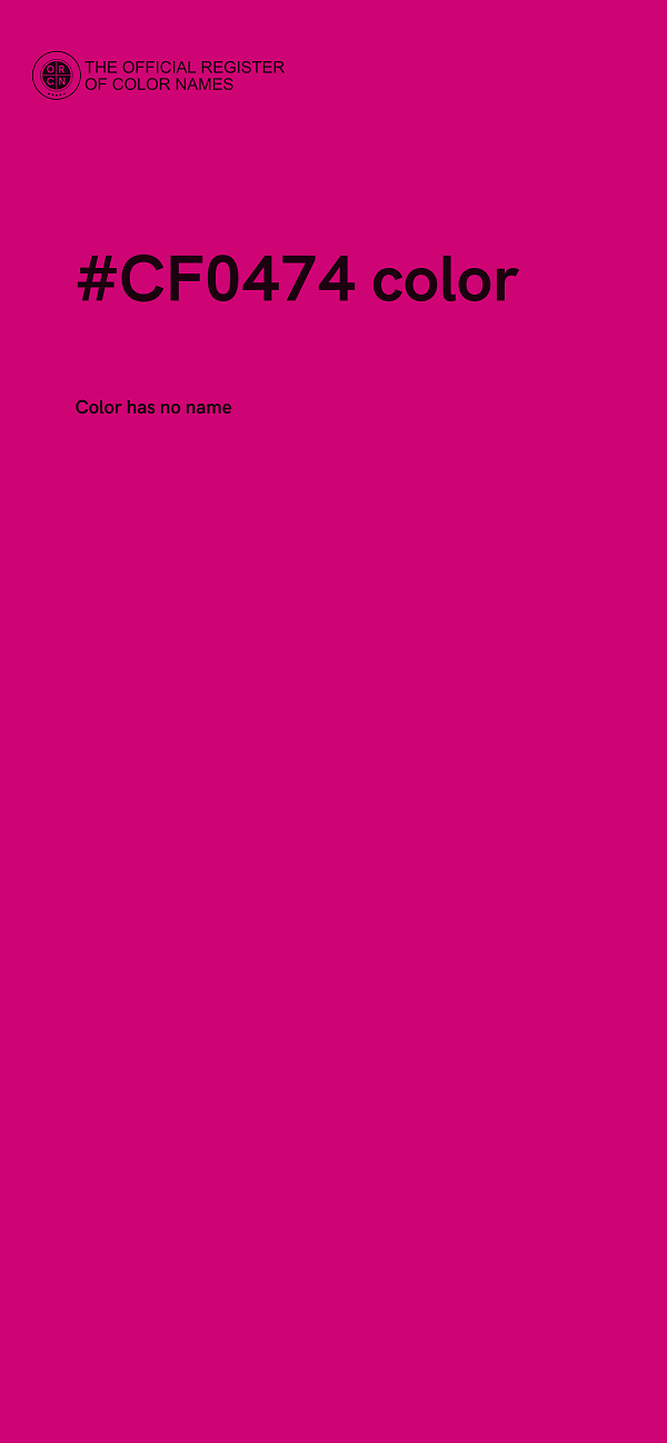 #CF0474 color image