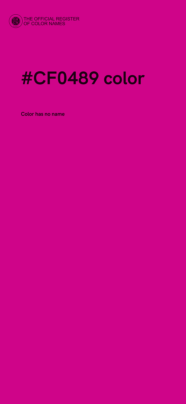 #CF0489 color image