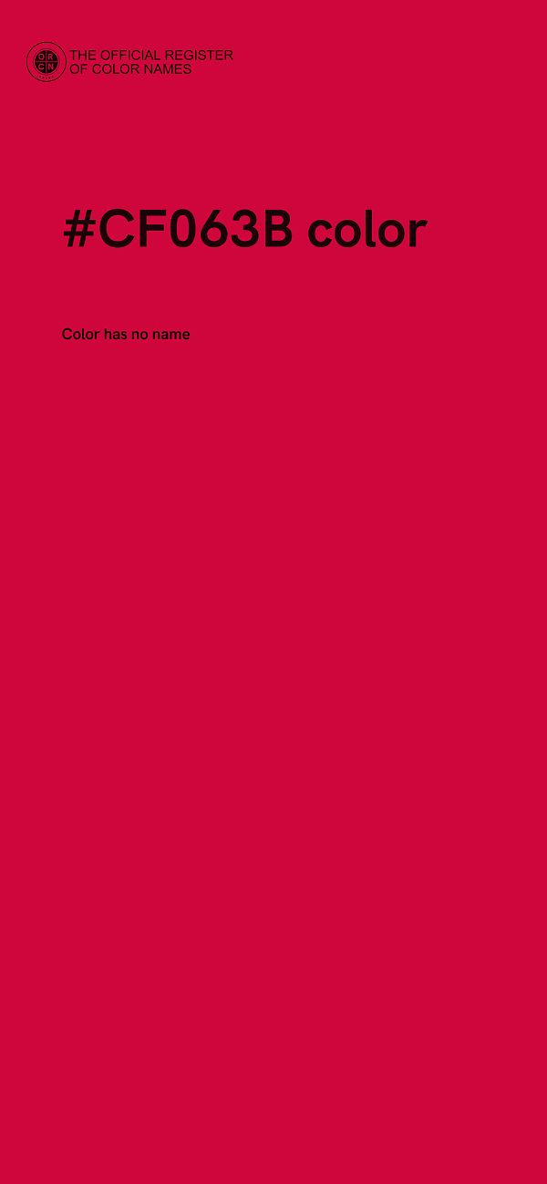 #CF063B color image