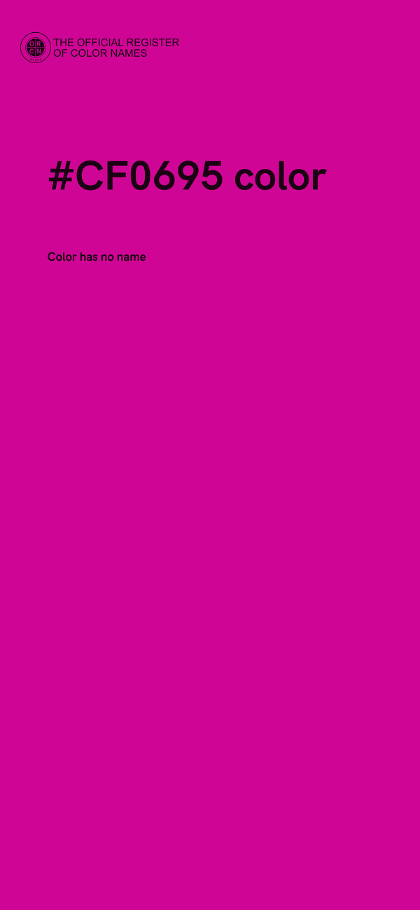 #CF0695 color image