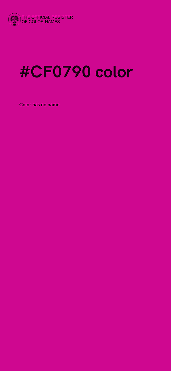 #CF0790 color image