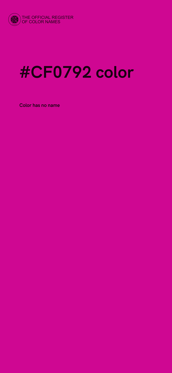 #CF0792 color image
