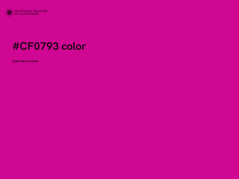 #CF0793 color image