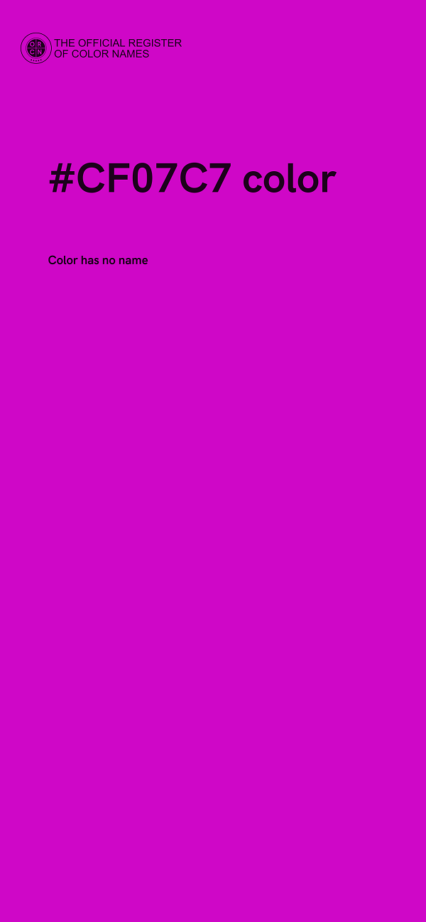 #CF07C7 color image