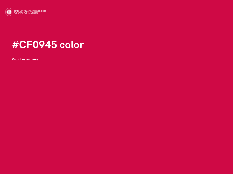 #CF0945 color image