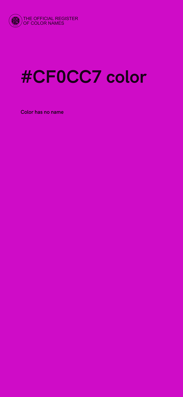 #CF0CC7 color image