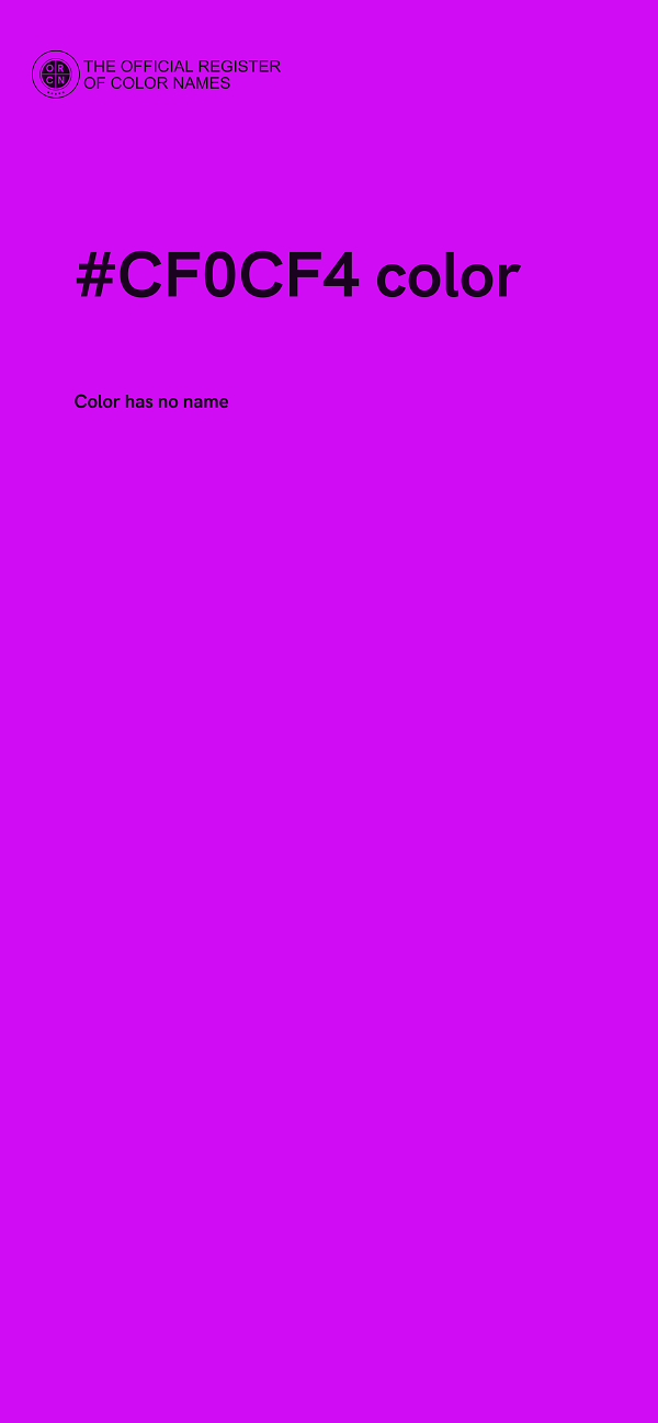 #CF0CF4 color image