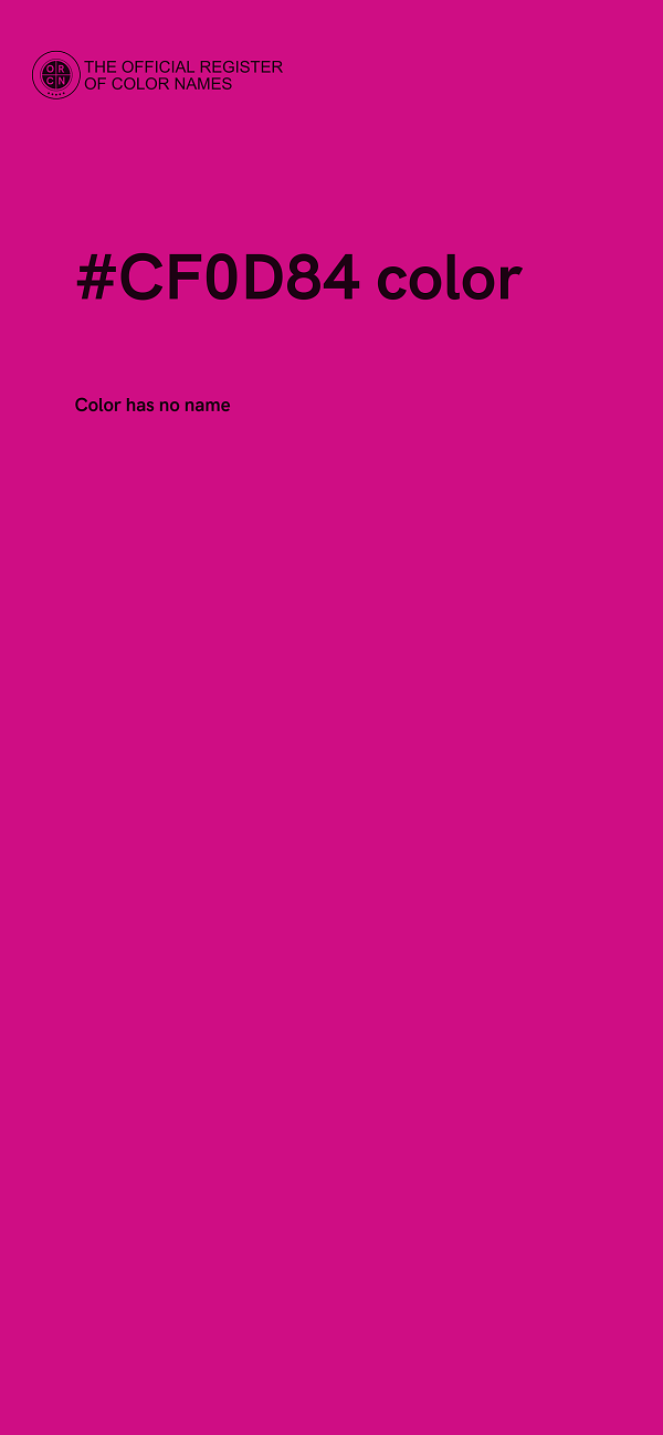 #CF0D84 color image
