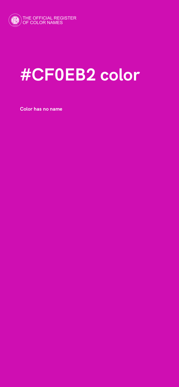 #CF0EB2 color image