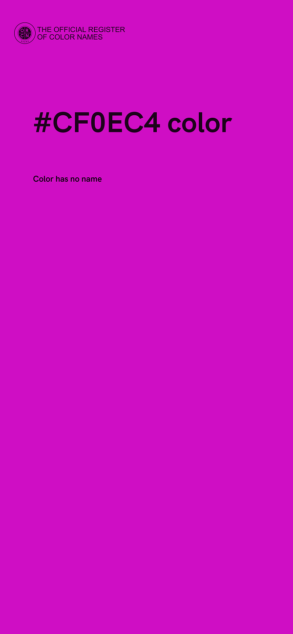 #CF0EC4 color image