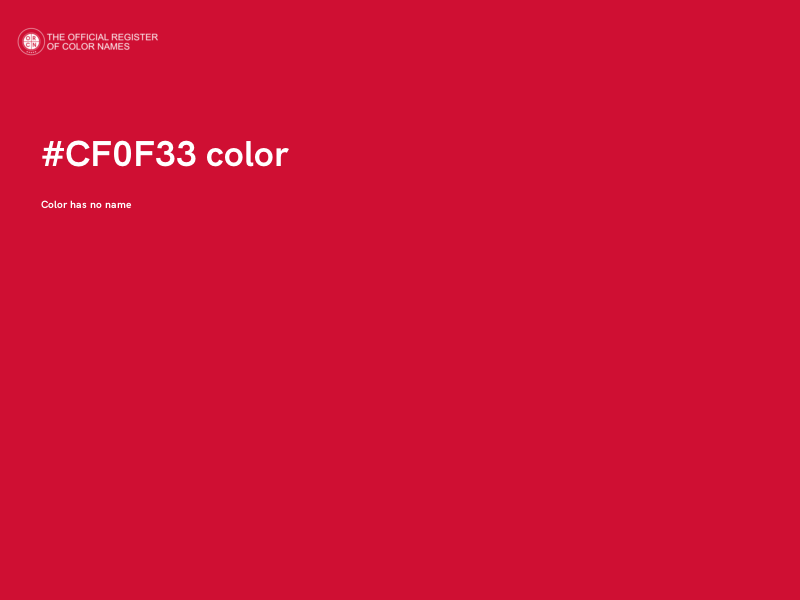 #CF0F33 color image