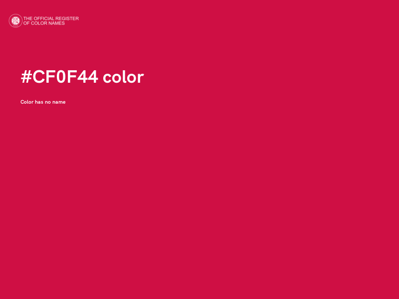 #CF0F44 color image