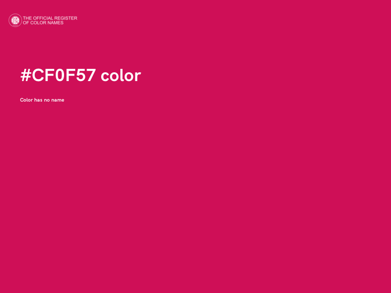 #CF0F57 color image