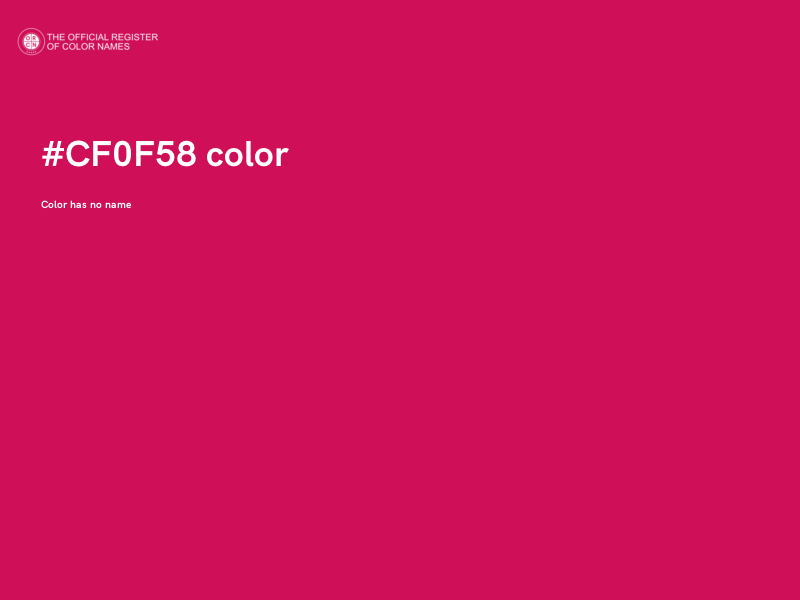 #CF0F58 color image