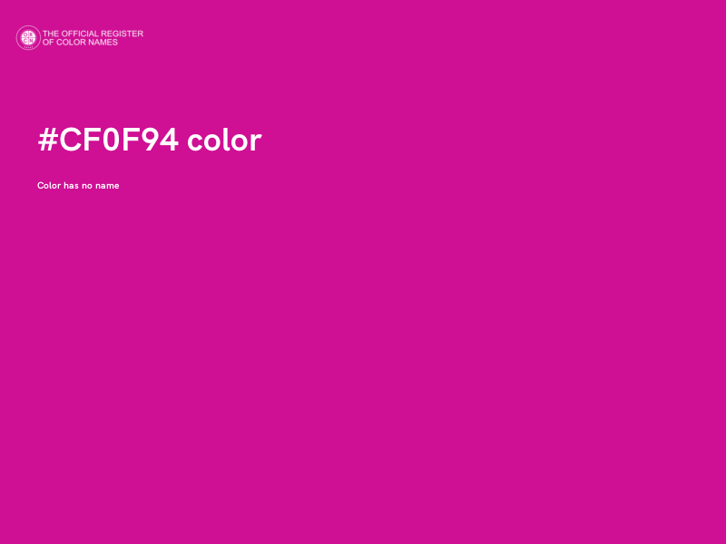 #CF0F94 color image