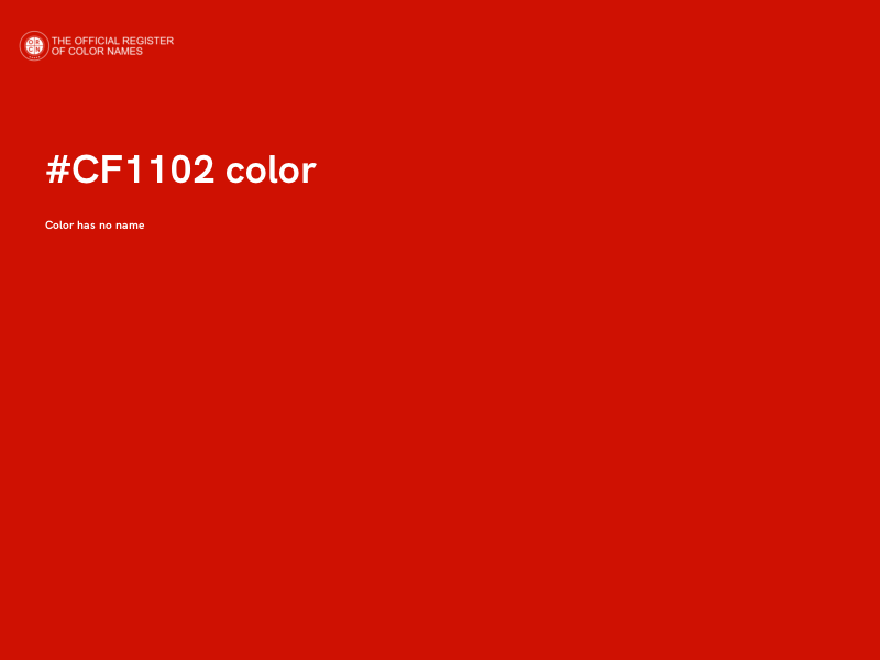 #CF1102 color image