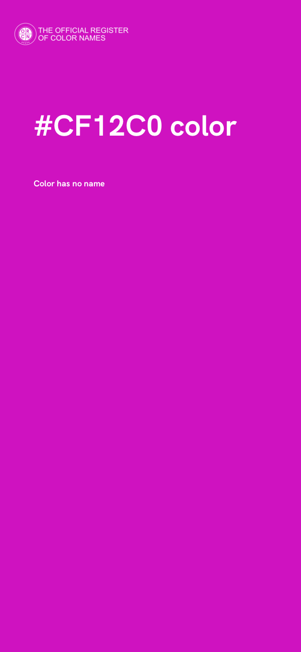 #CF12C0 color image