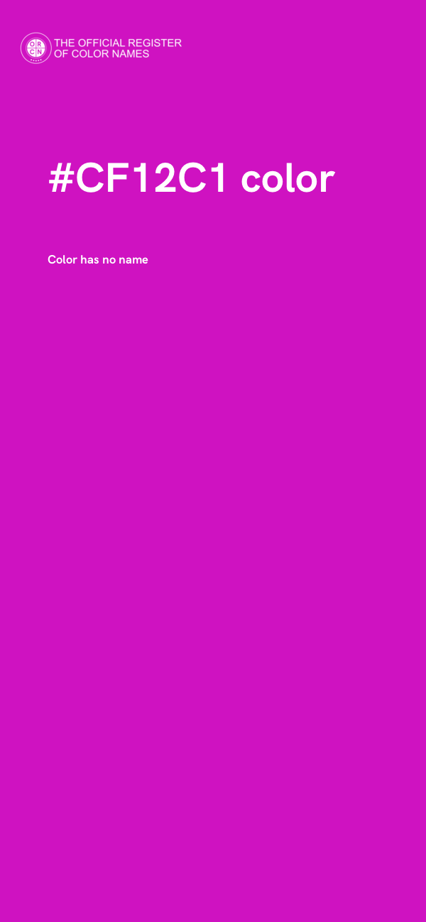#CF12C1 color image