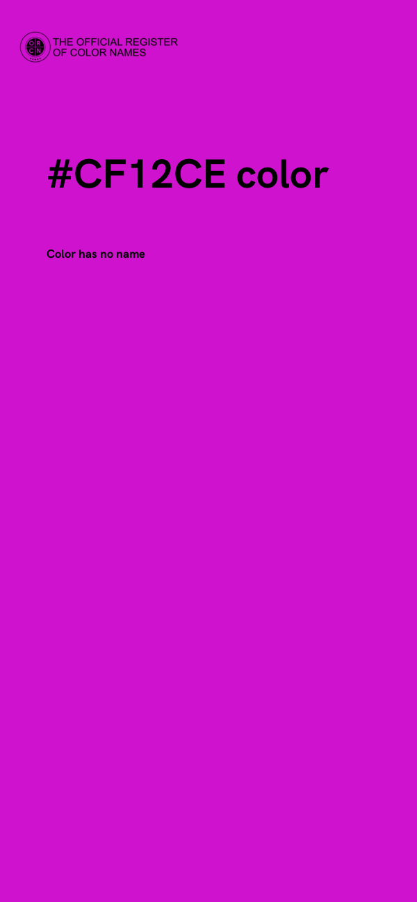 #CF12CE color image