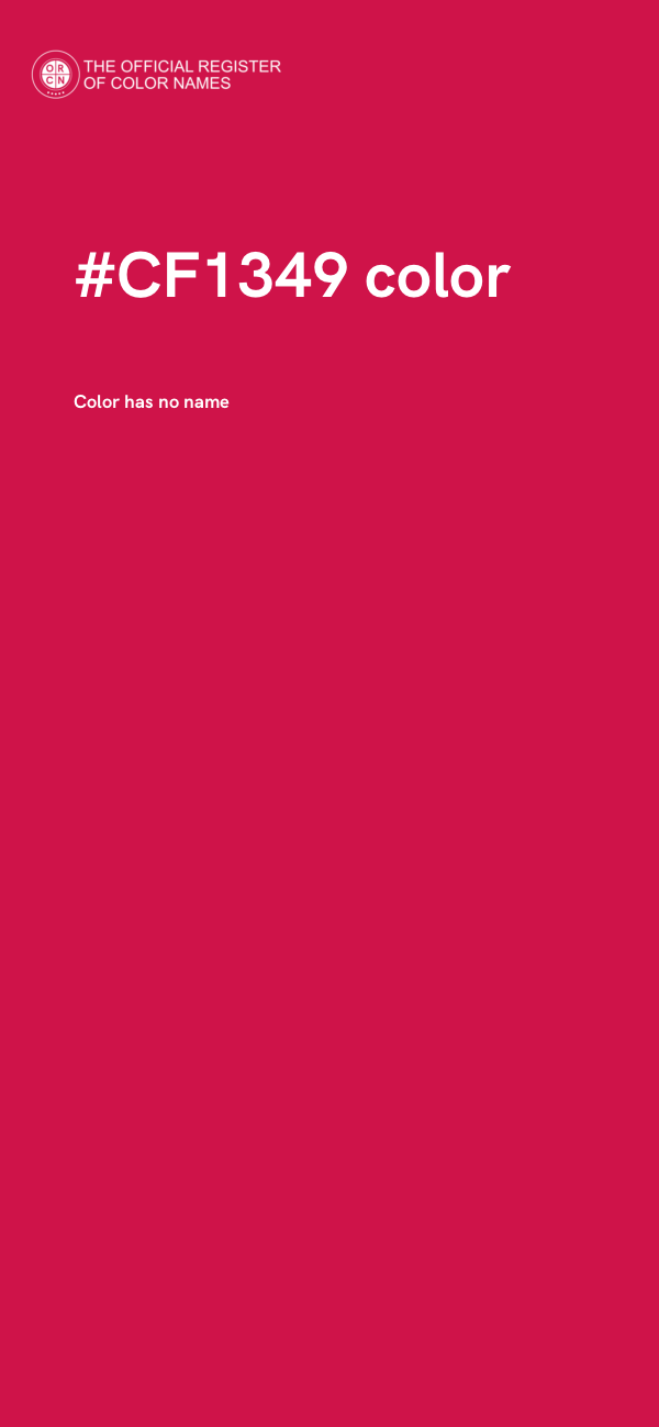 #CF1349 color image
