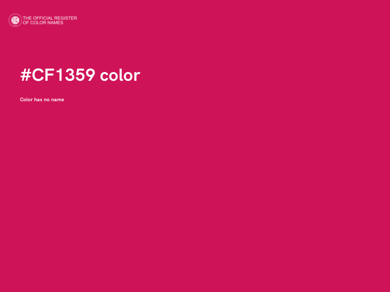 #CF1359 color image