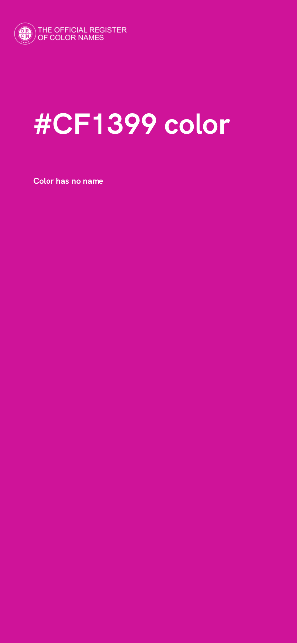 #CF1399 color image