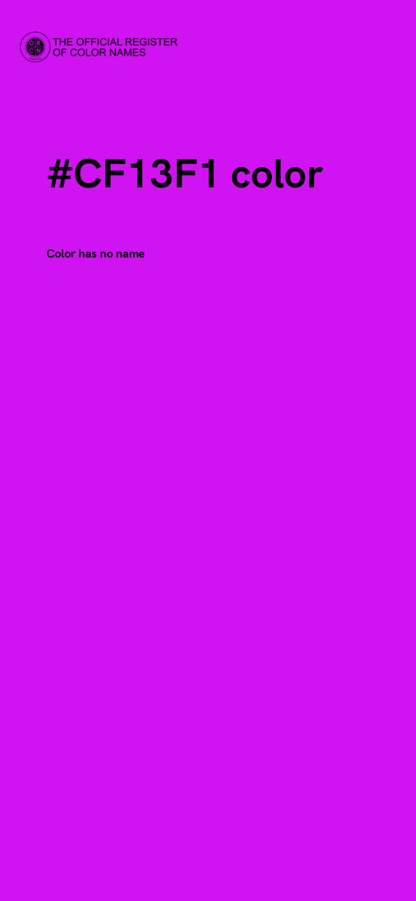 #CF13F1 color image
