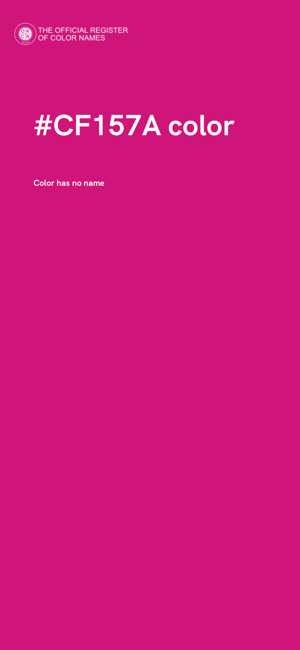 #CF157A color image