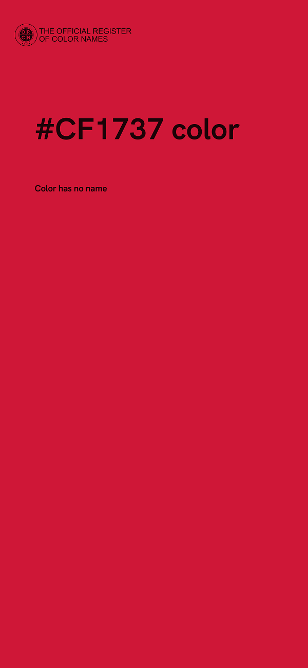 #CF1737 color image