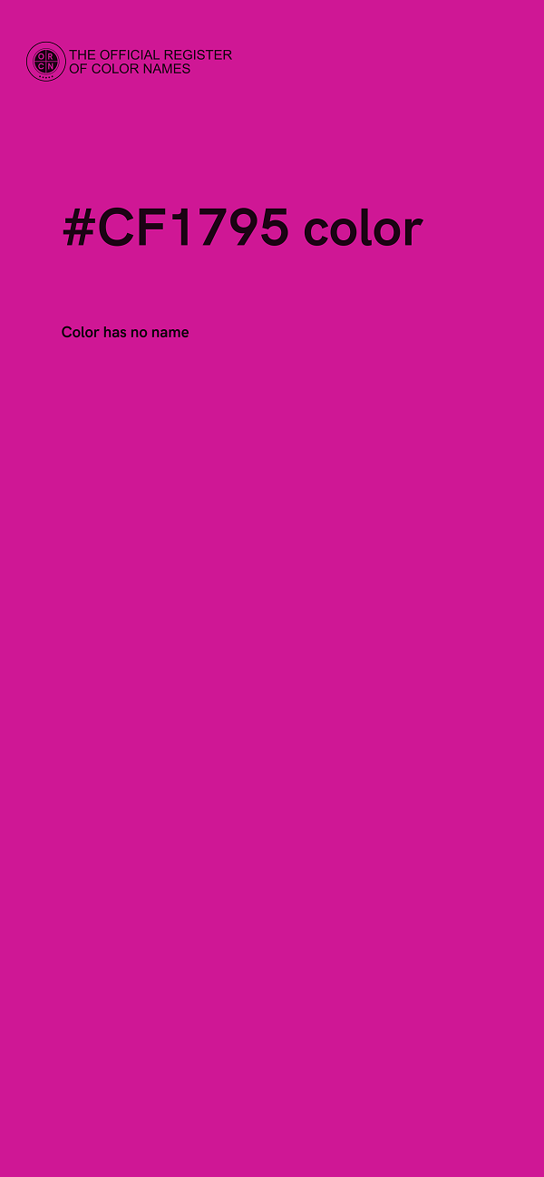 #CF1795 color image