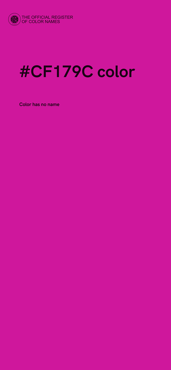 #CF179C color image