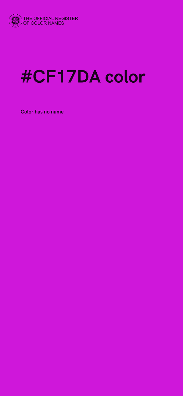 #CF17DA color image