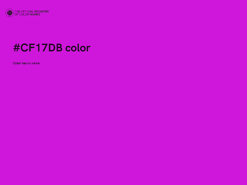 #CF17DB color image