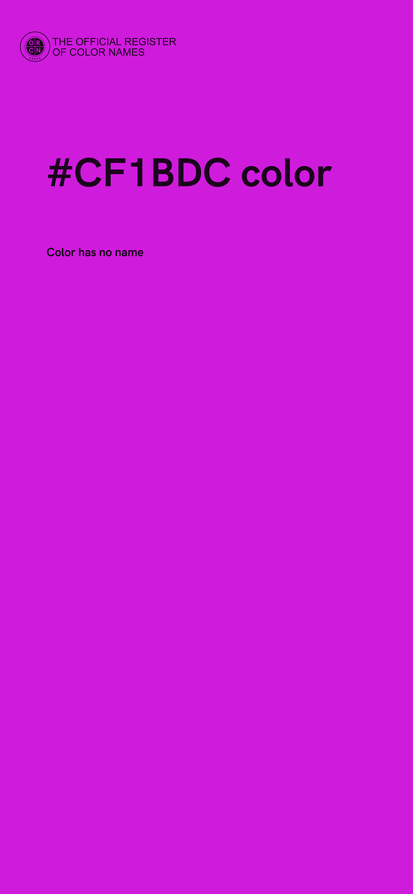 #CF1BDC color image