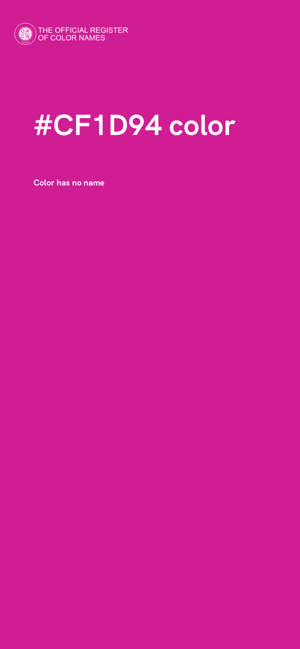 #CF1D94 color image