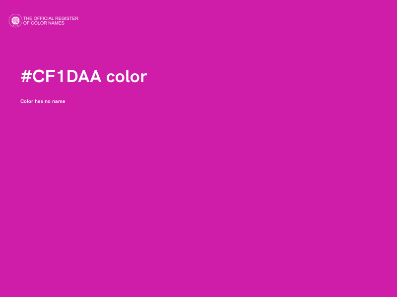 #CF1DAA color image