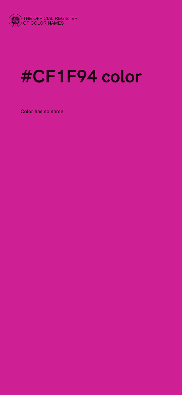 #CF1F94 color image