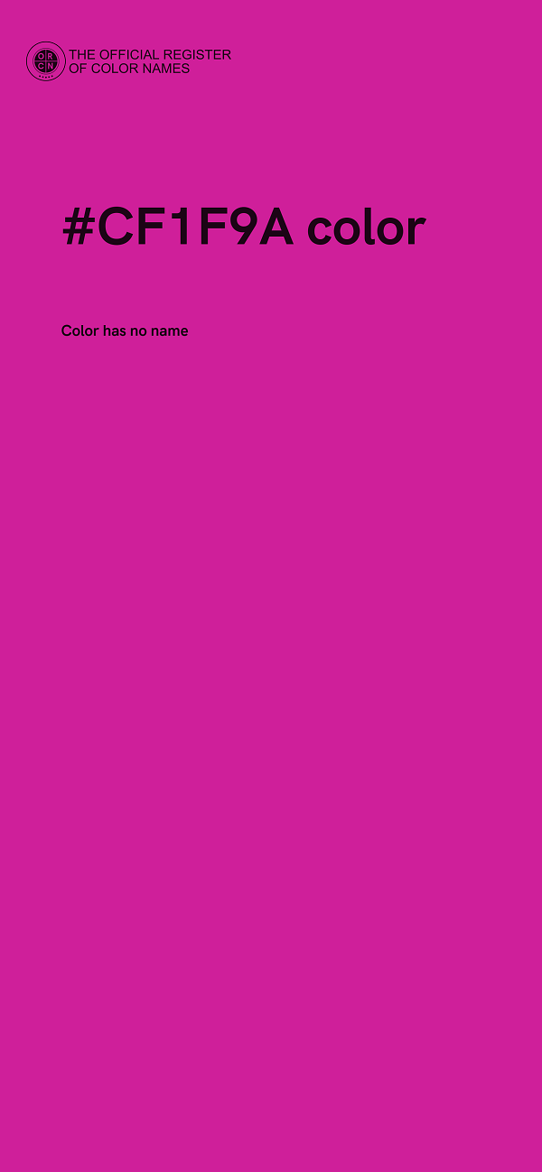 #CF1F9A color image