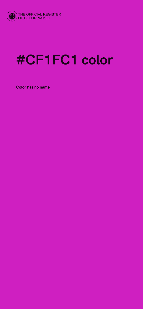 #CF1FC1 color image