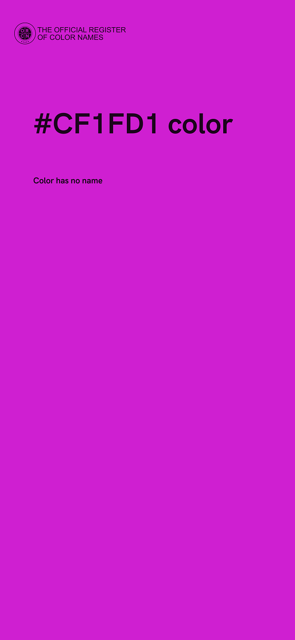 #CF1FD1 color image