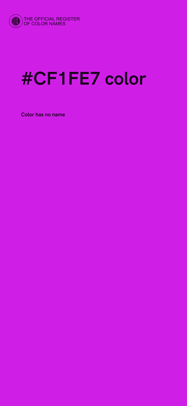 #CF1FE7 color image